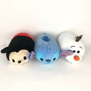 Disney Tsum Tsum 11"‎ Plush Lot Mickey Mouse Frozen Olaf Snowman Blue Stitch